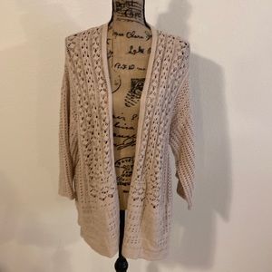Tan light weight cardigan